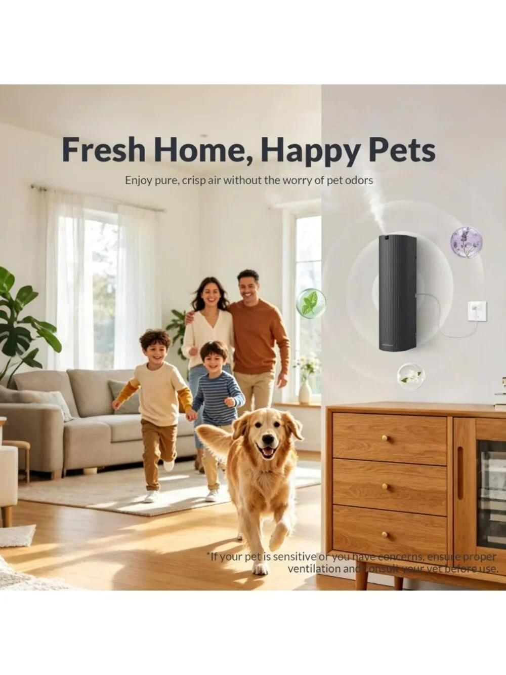 Waterless Essential Oil Diffuser Kit with Cold Air Tech, 1500 Sq.Ft Coverage